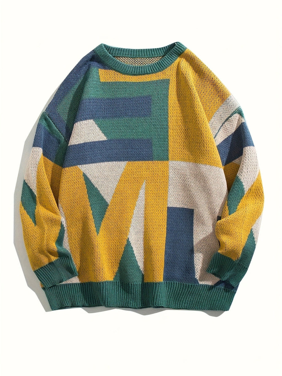 Kael Geometric Pullover