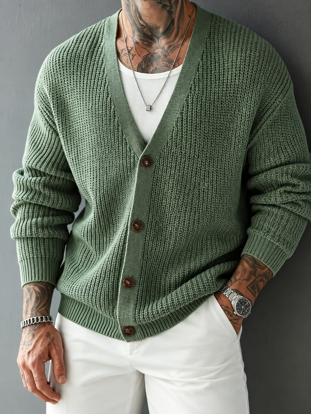 Bram Rib Cardigan