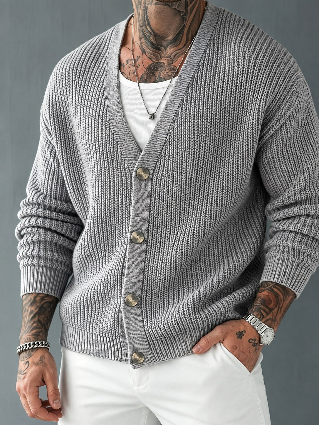 Bram Rib Cardigan