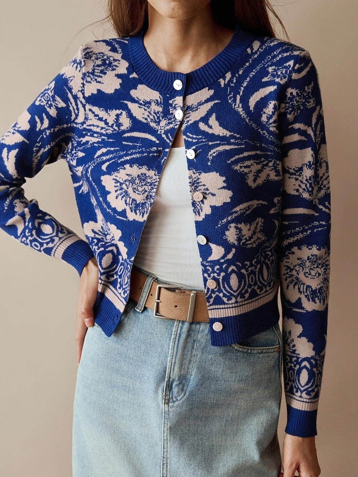 Brielle Flora Cardigan