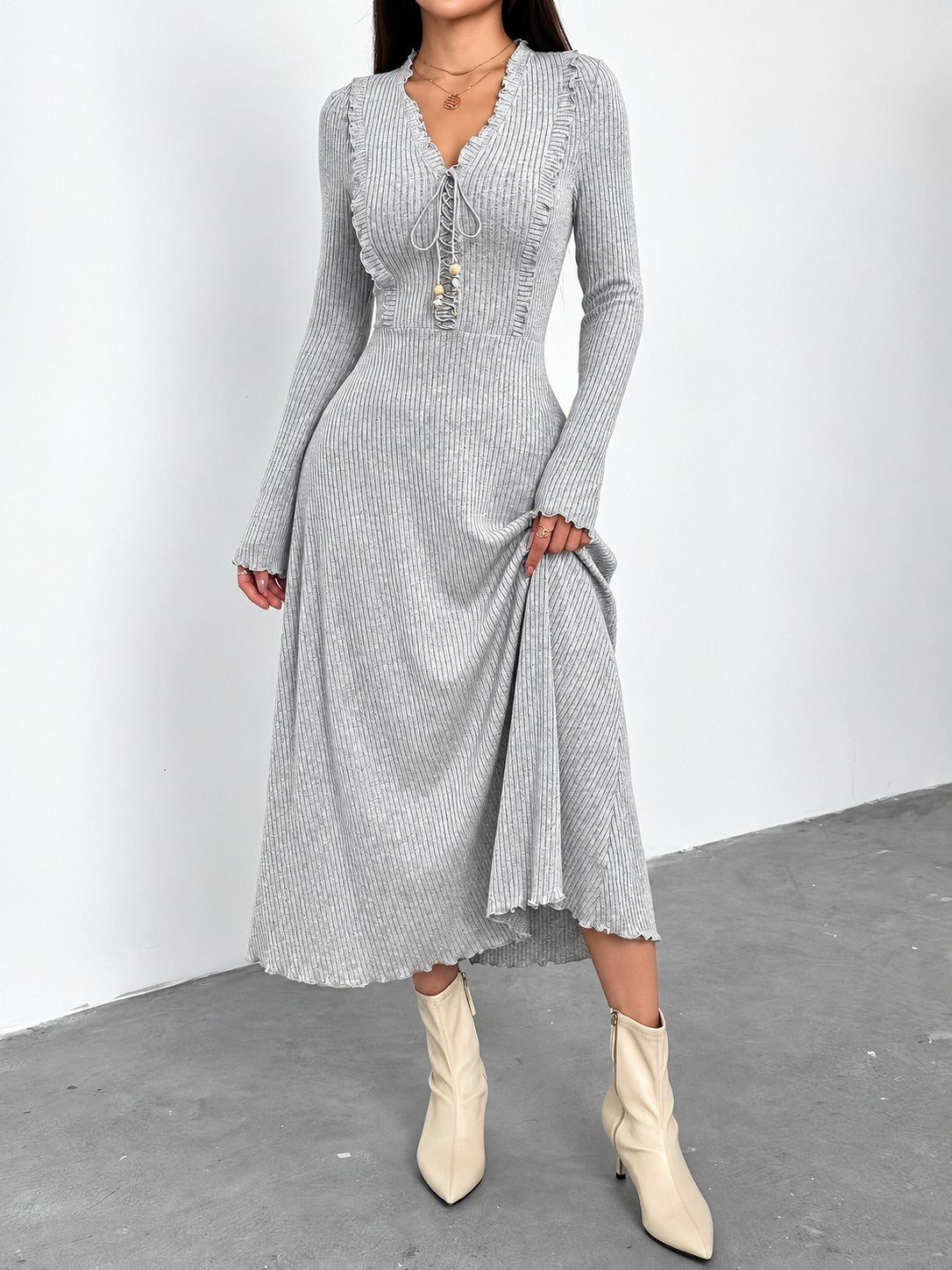 Calista Rib Dress