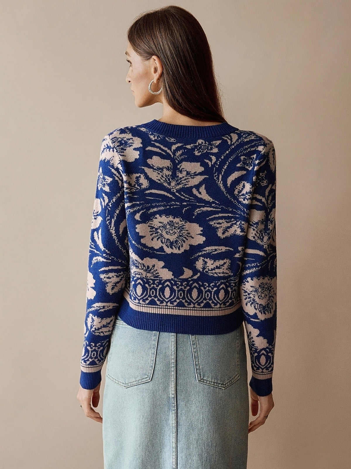 Brielle Flora Cardigan