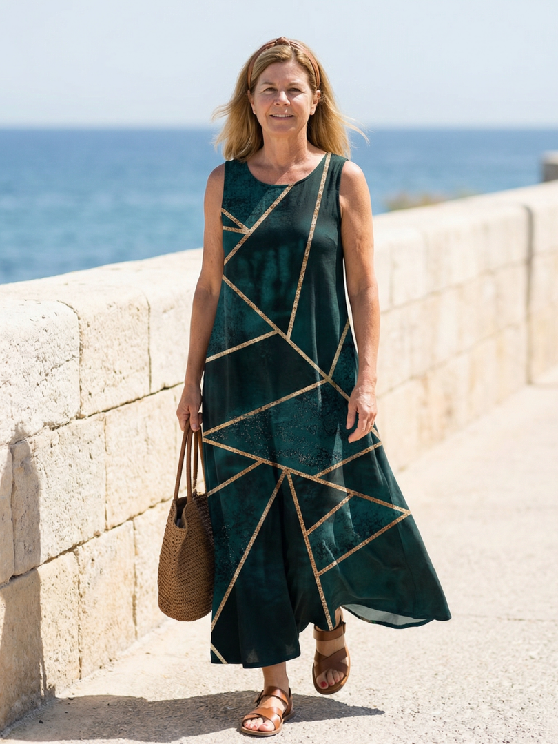 Saelle | Calm Tide Midi Dress