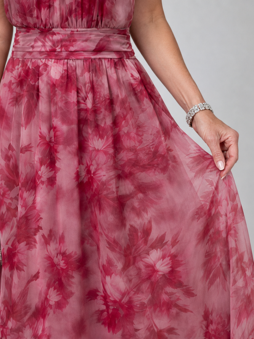 Avien™ Soft Halter Neck Midi Dress
