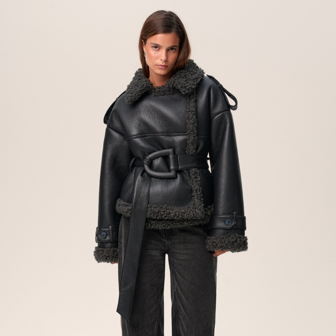 Avery – Cozy Urban Shearling-Style Jacket