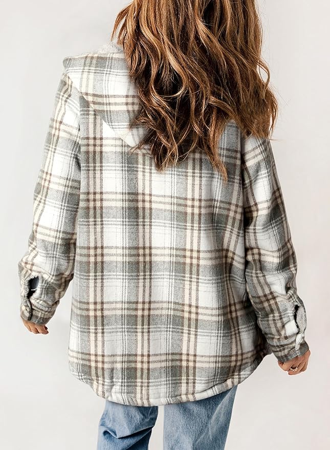 Elvessa | Plaid Flanel Jacket