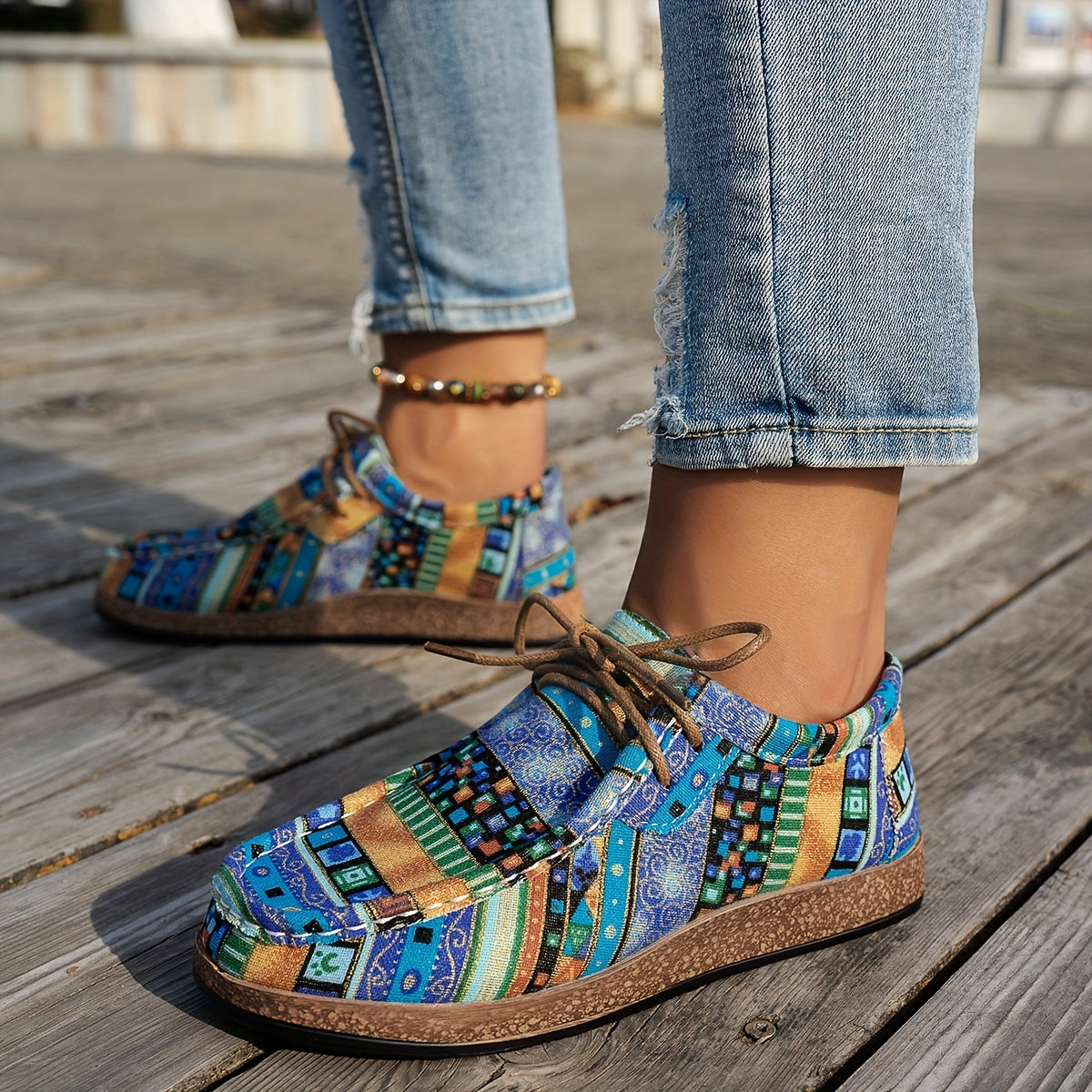 ADELINE – VIBRANT PATCHWORK COMFORT SNEAKERS