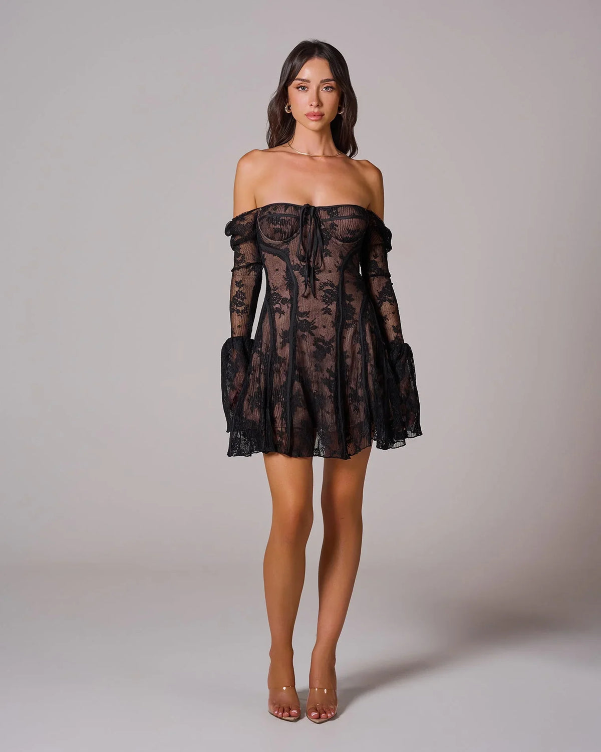 Amaya – The Romantic Lace Illusion Dress