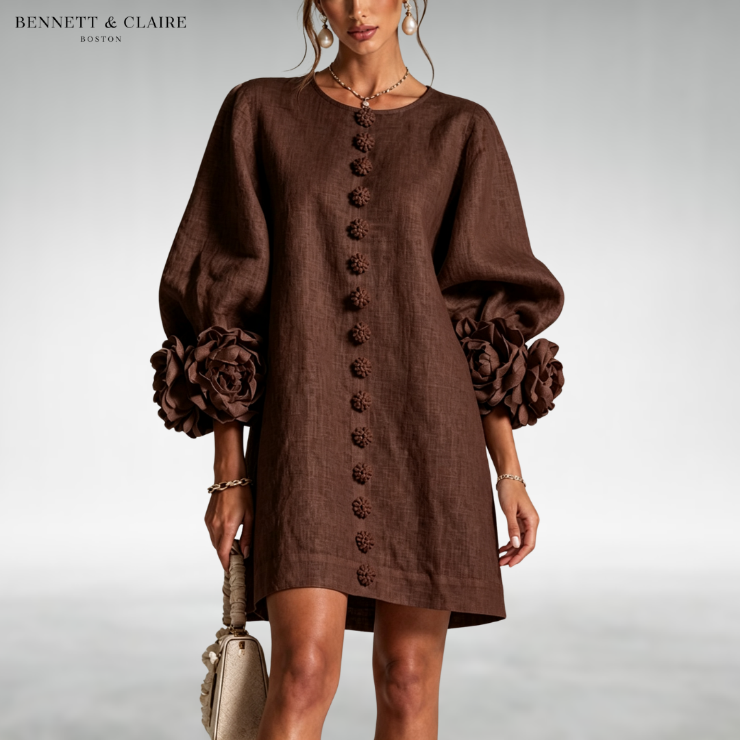 Carmena Floral Sleeve Dress