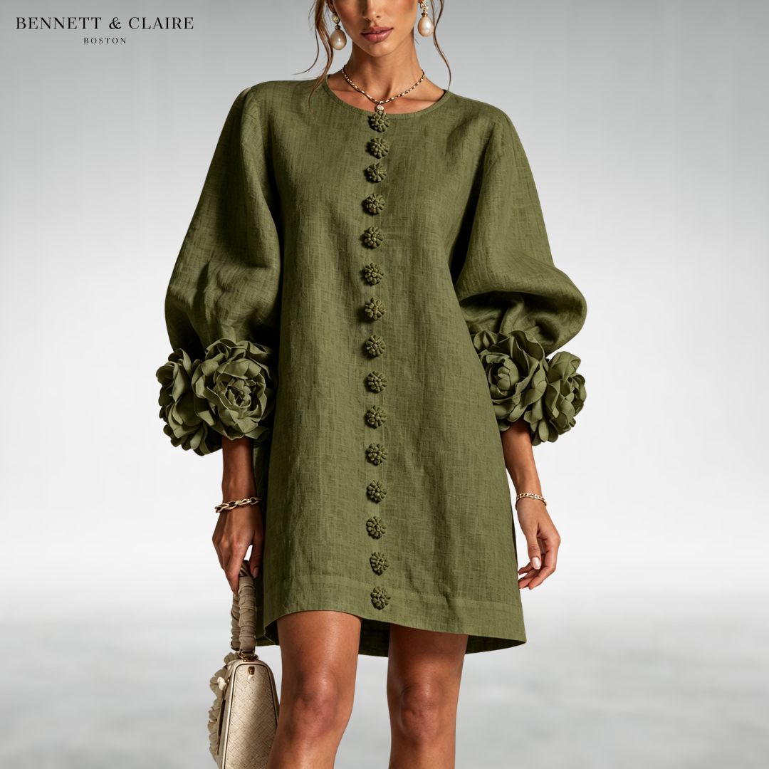 Carmena Floral Sleeve Dress