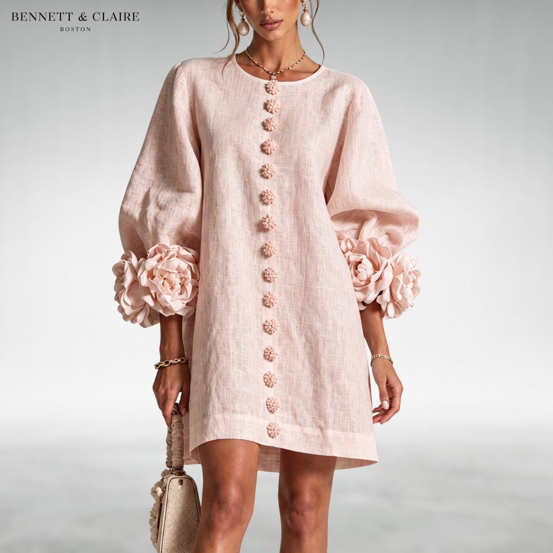 Carmena Floral Sleeve Dress