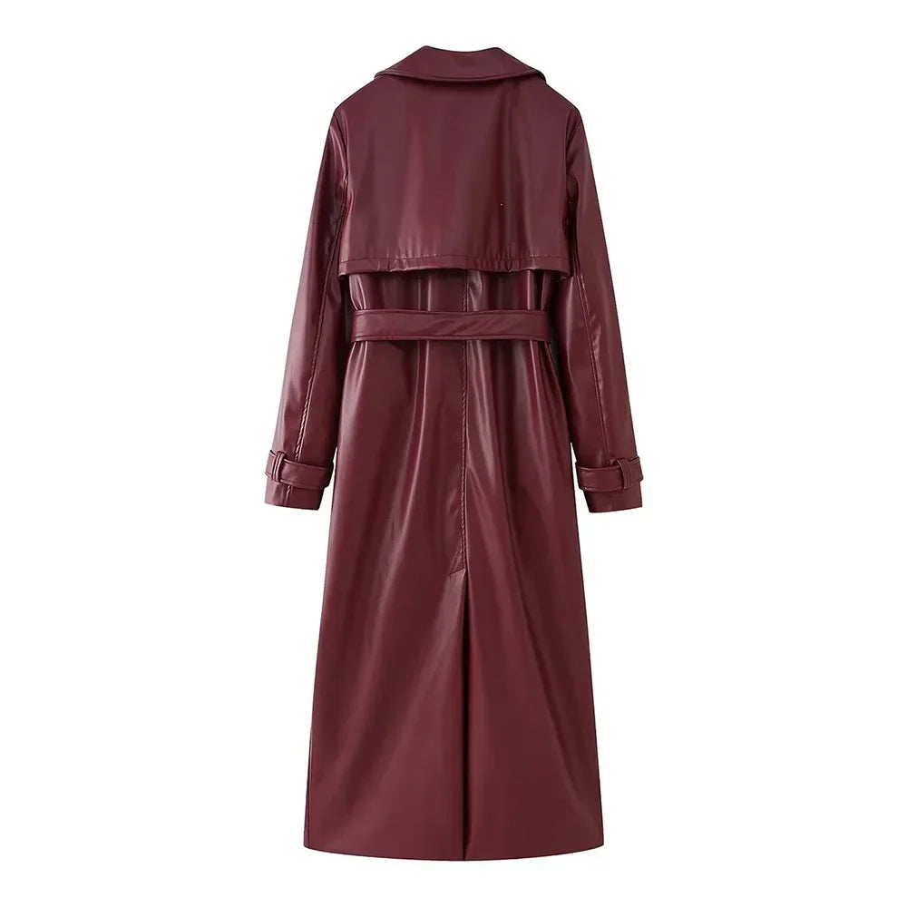 Cerise – The Burgundy Icon Trench