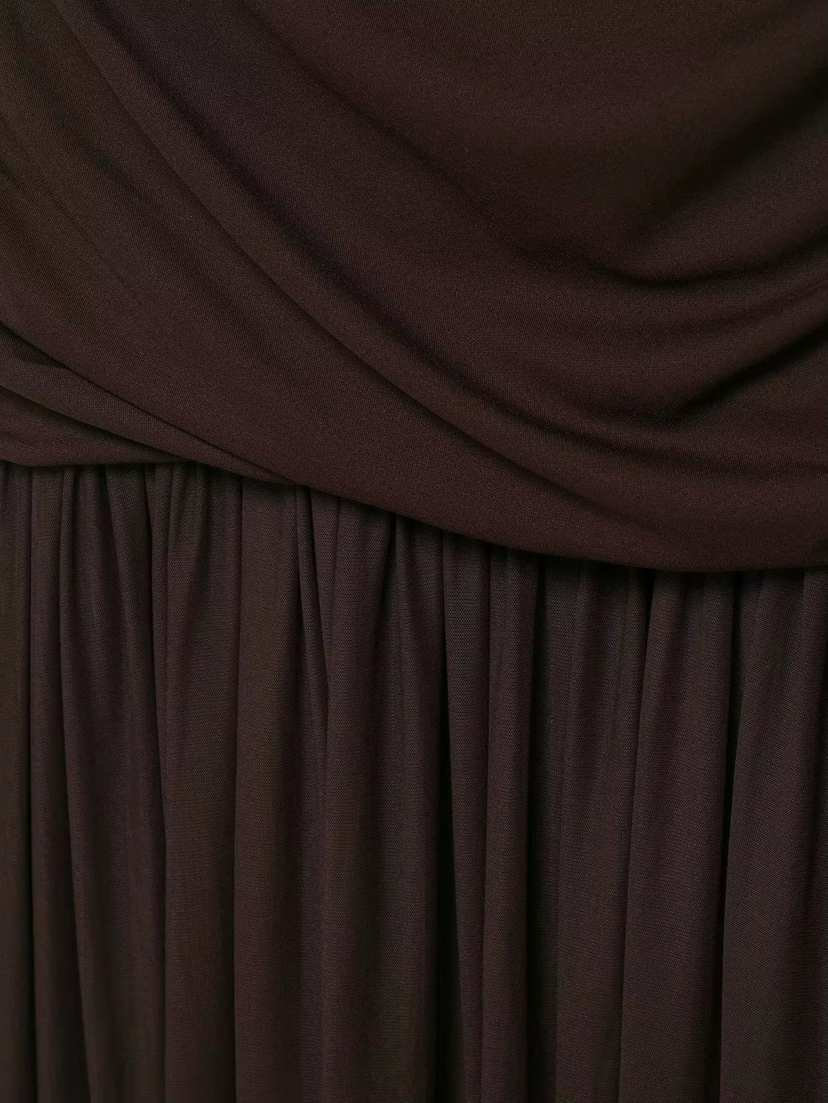 Chocolat – The Chic Espresso Drape Dress