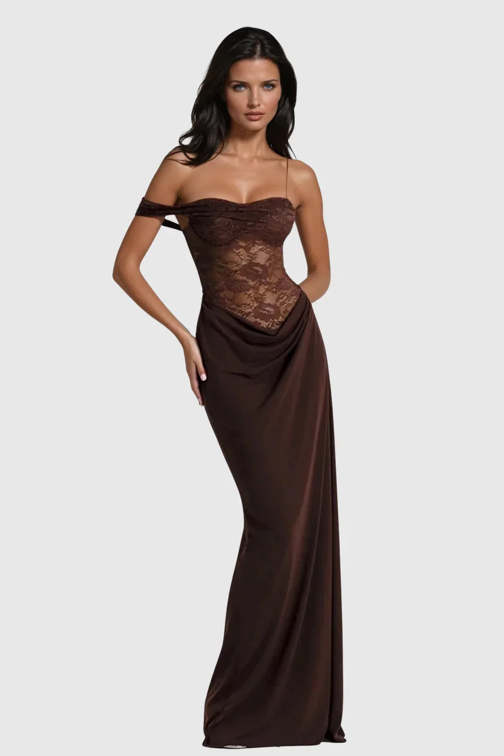 Clotilde – The Midnight Rose Gown