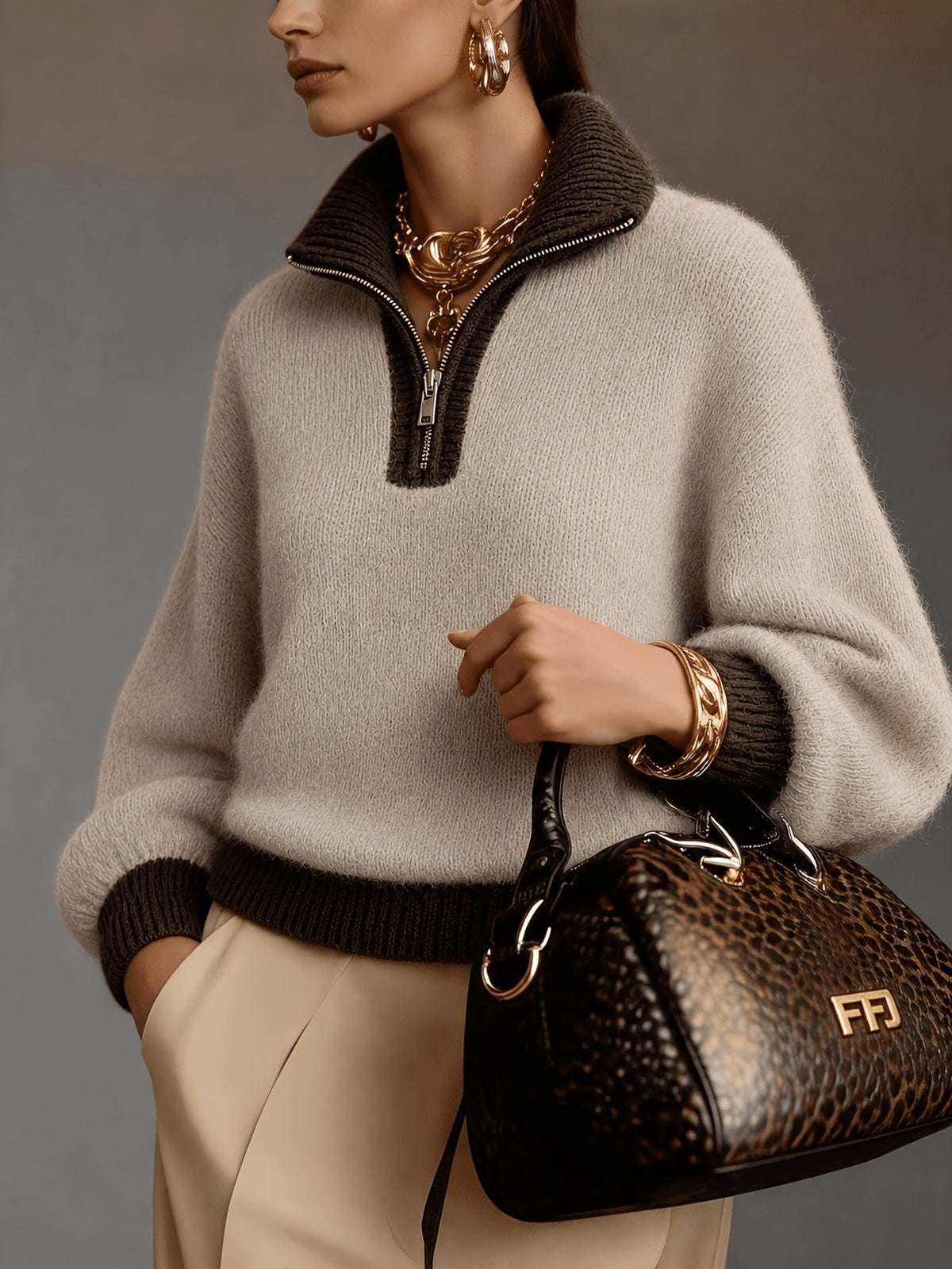 Freya Zip Pullover