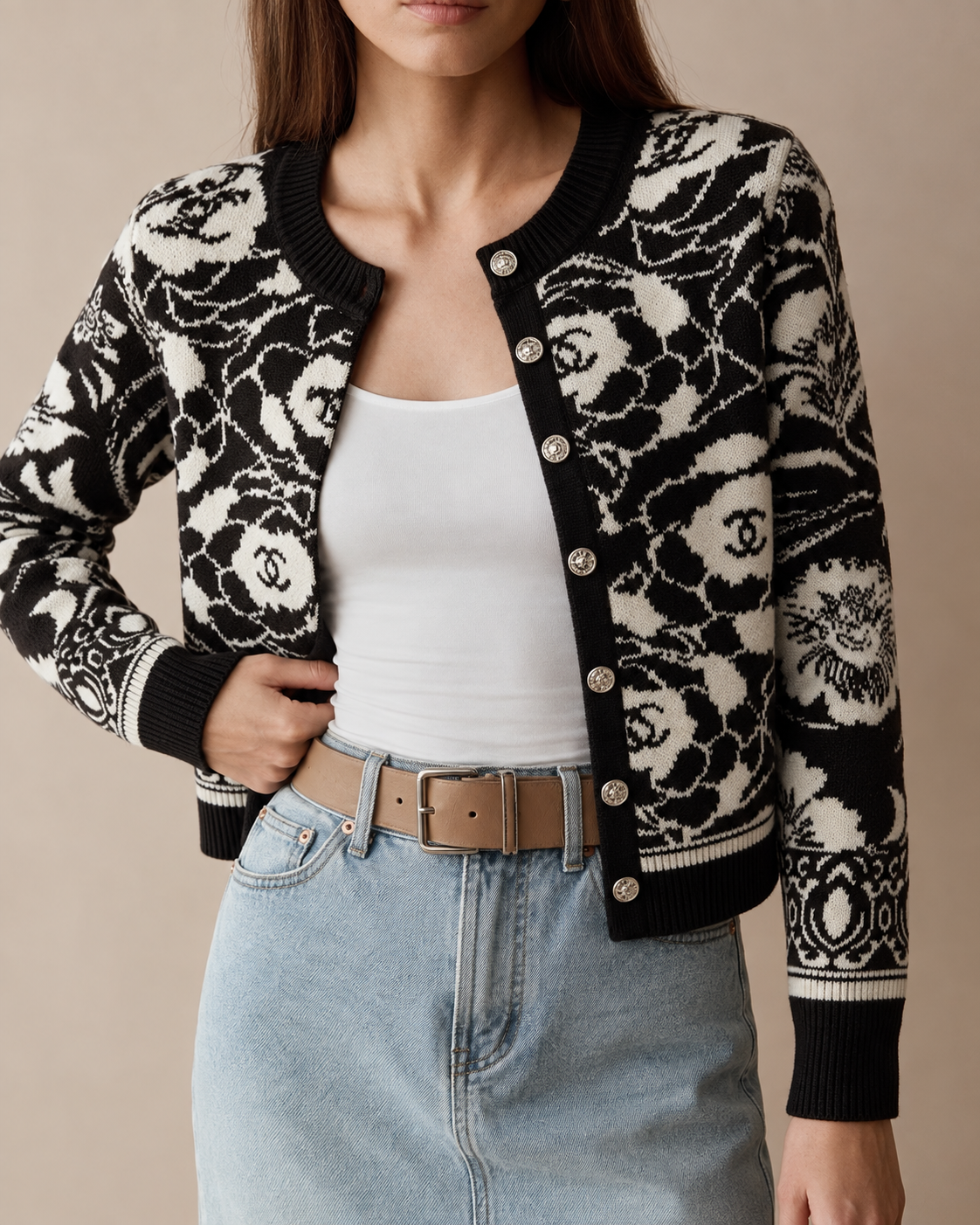 Brielle Flora Cardigan