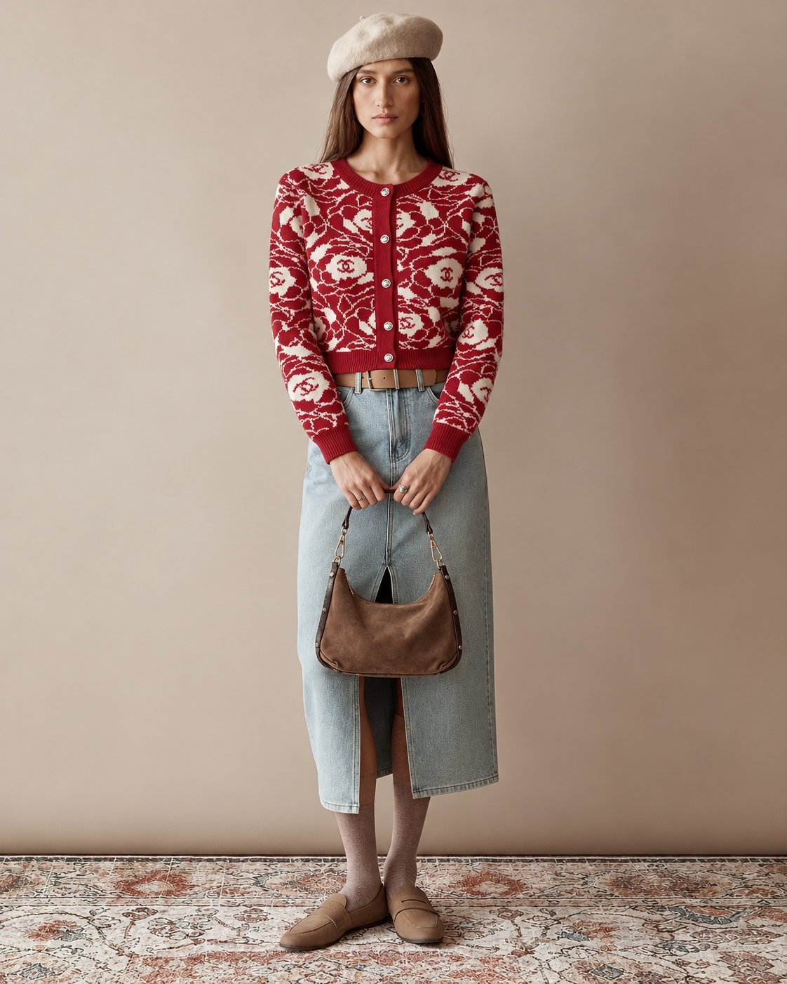 Brielle Flora Cardigan