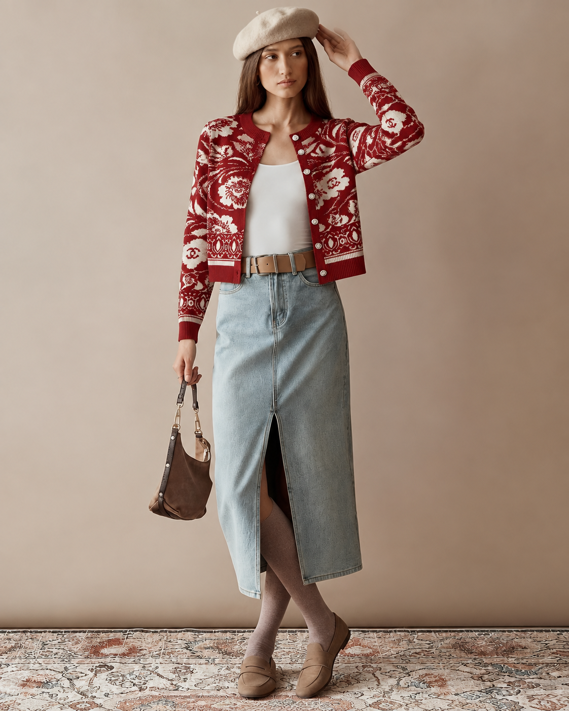 Brielle Flora Cardigan