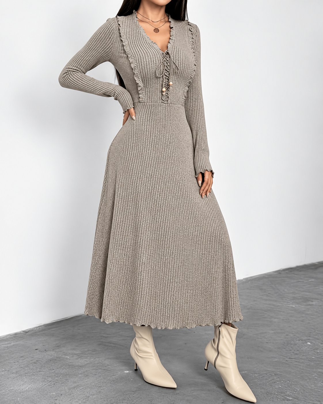 Calista Rib Dress