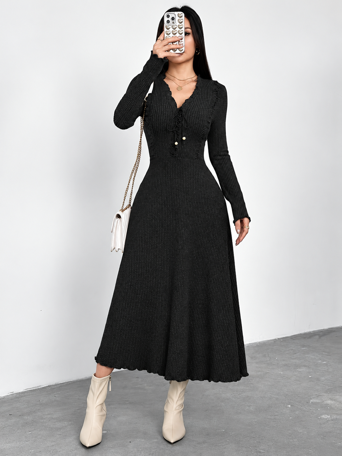 Calista Rib Dress