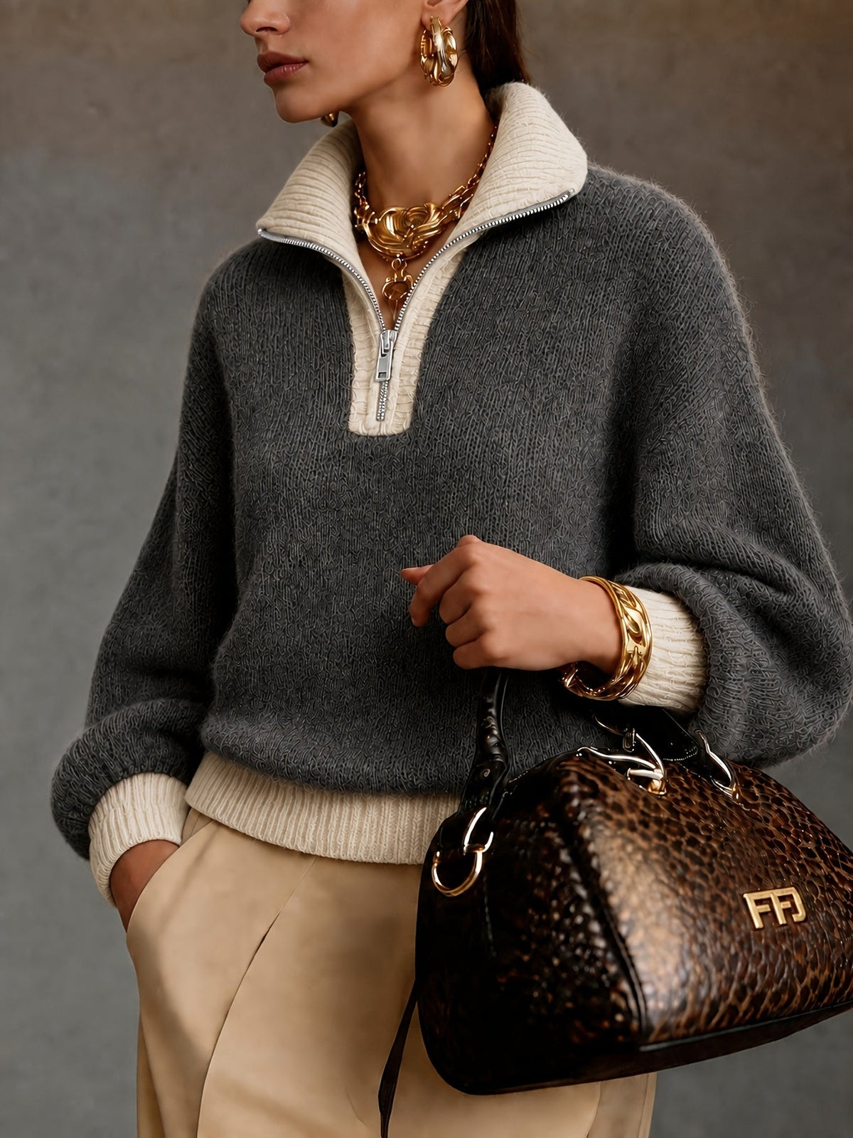 Freya Zip Pullover