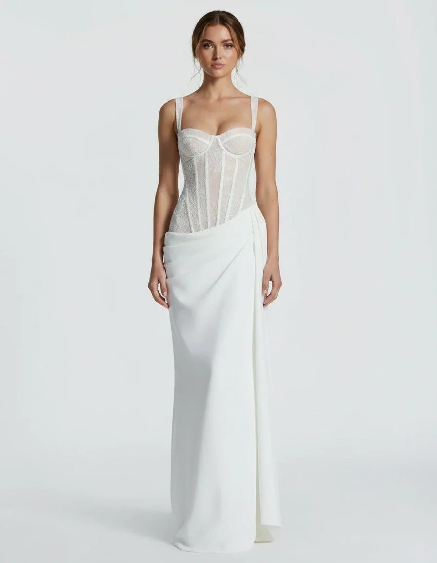 Héloïse — The Lace Corset Maxi Gown