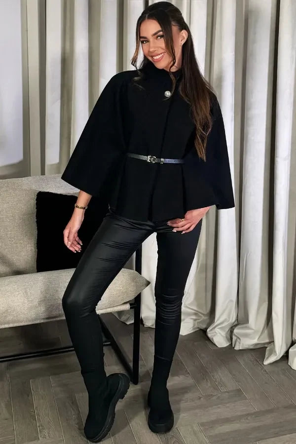 Lou – The Chic Belted Cape