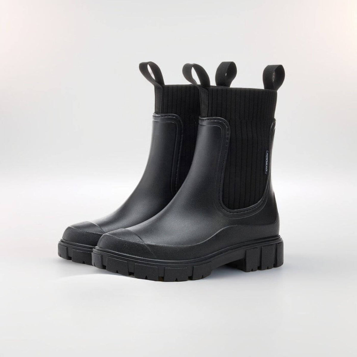 ARIANA – CHUNKY KNIT RAIN BOOT
