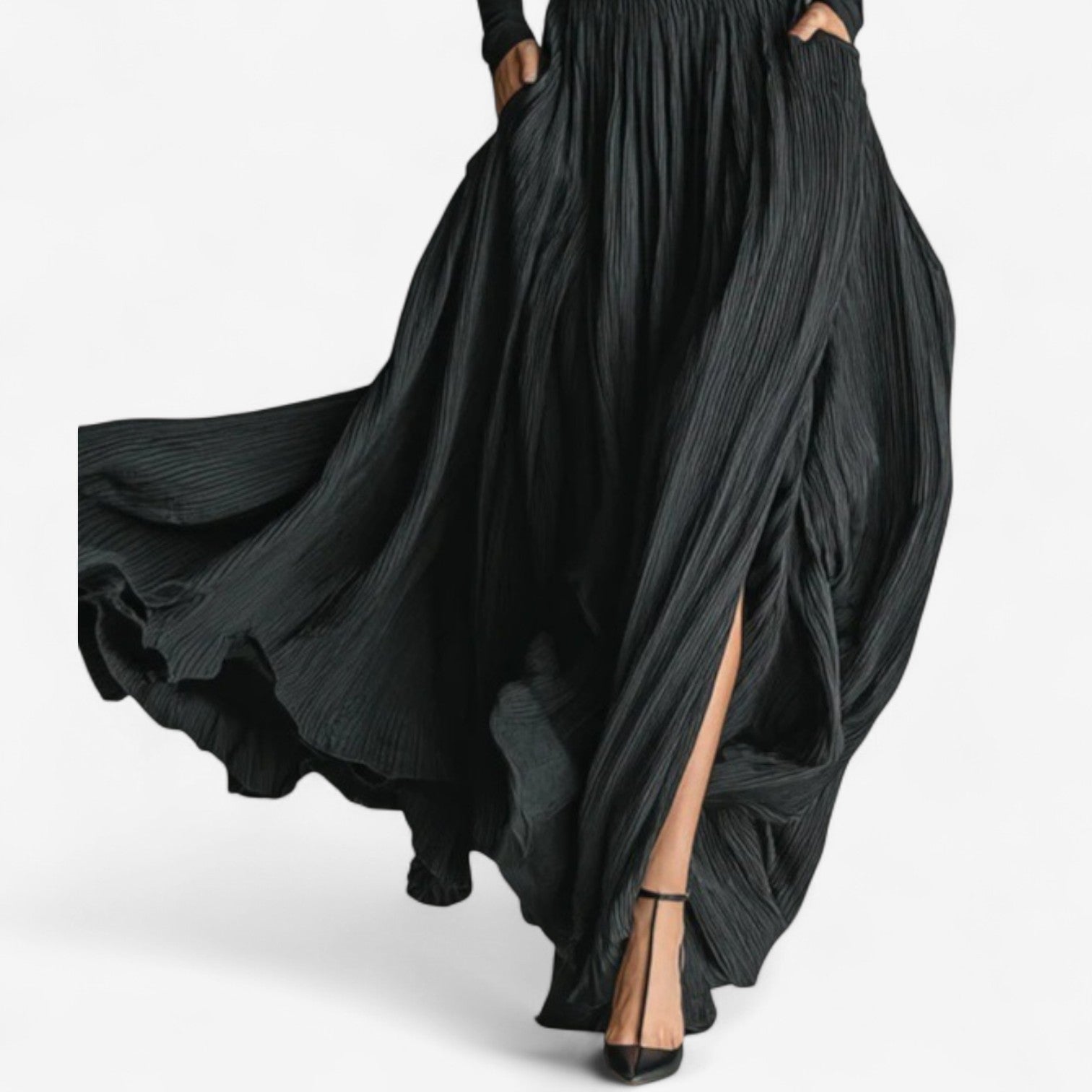 Alessia | High-waist maxi dress