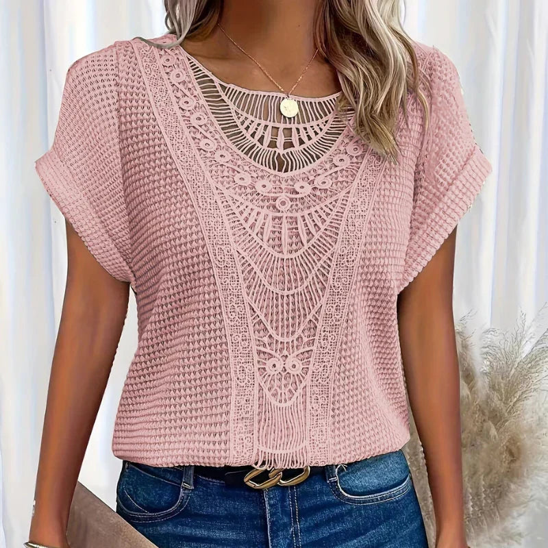 AURA -DELICATE TEXTURED BLOUSE
