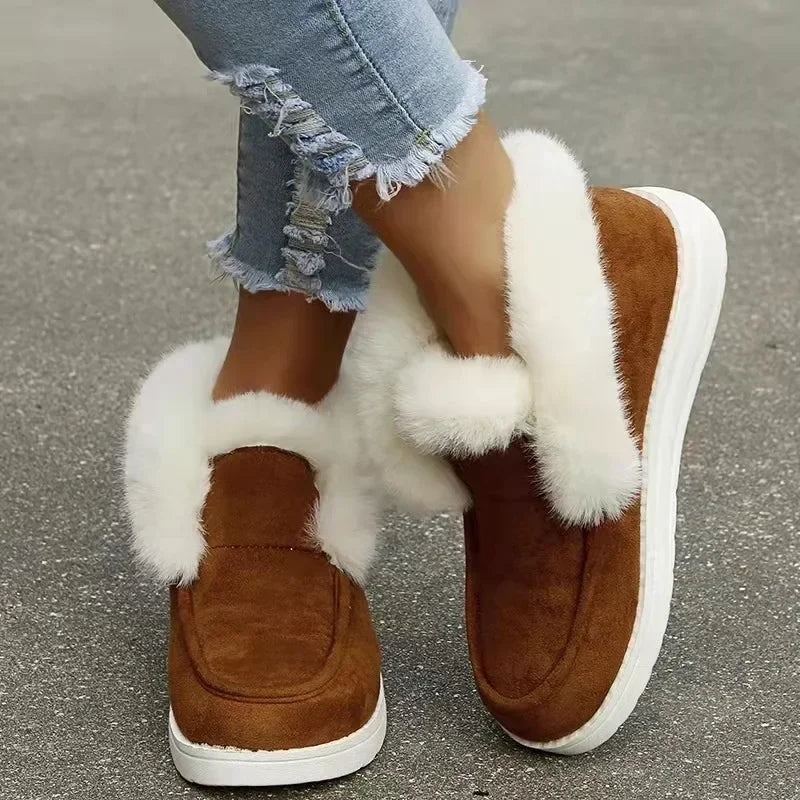 OrthoChic™ – Women's Plush Slip-On Boots