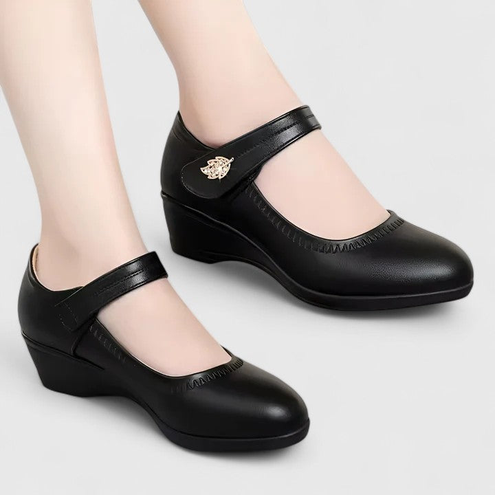LILLIAN – ELEGANT MARY JANE WEDGE SHOES