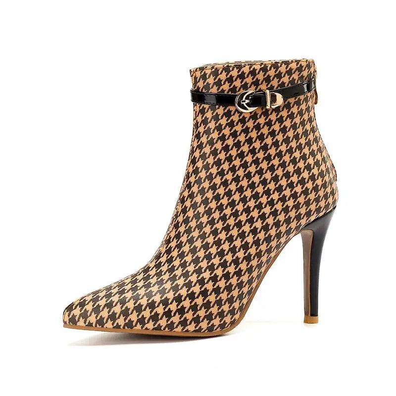 Sorelle Patterned Ankle Boot