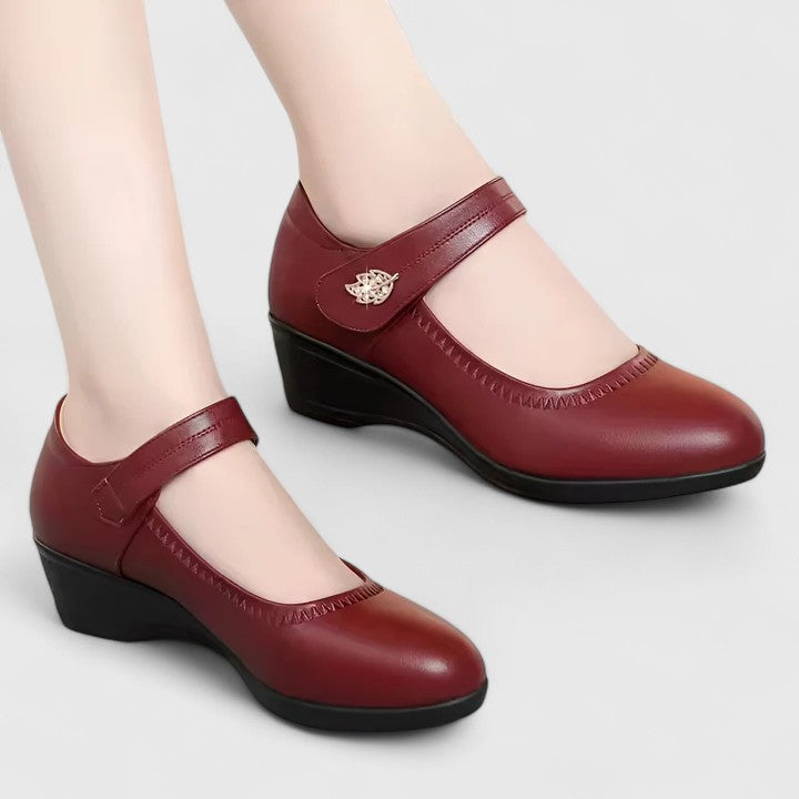 LILLIAN – ELEGANT MARY JANE WEDGE SHOES