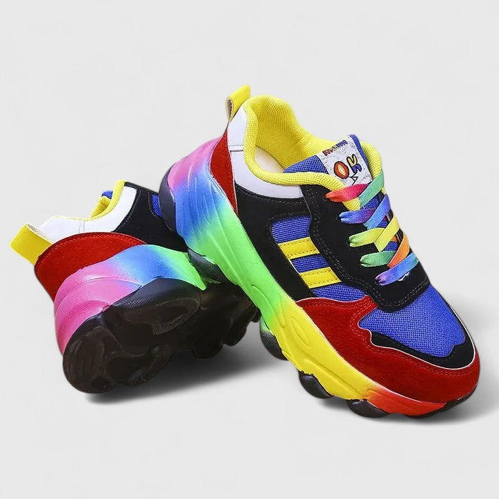 JADE – RAINBOW PLATFORM SNEAKER