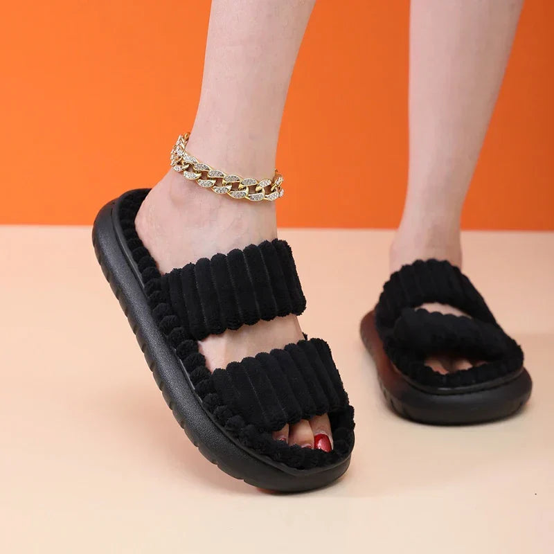 Lush Mellowz Linen Slippers