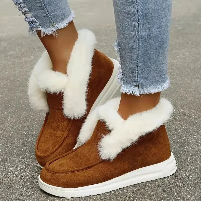 OrthoChic™ – Women's Plush Slip-On Boots