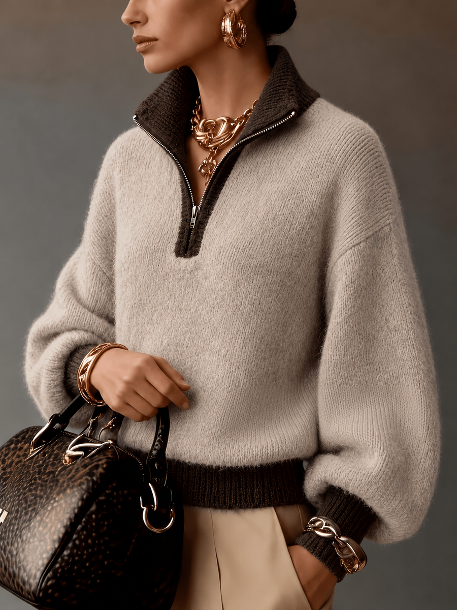 Freya Zip Pullover