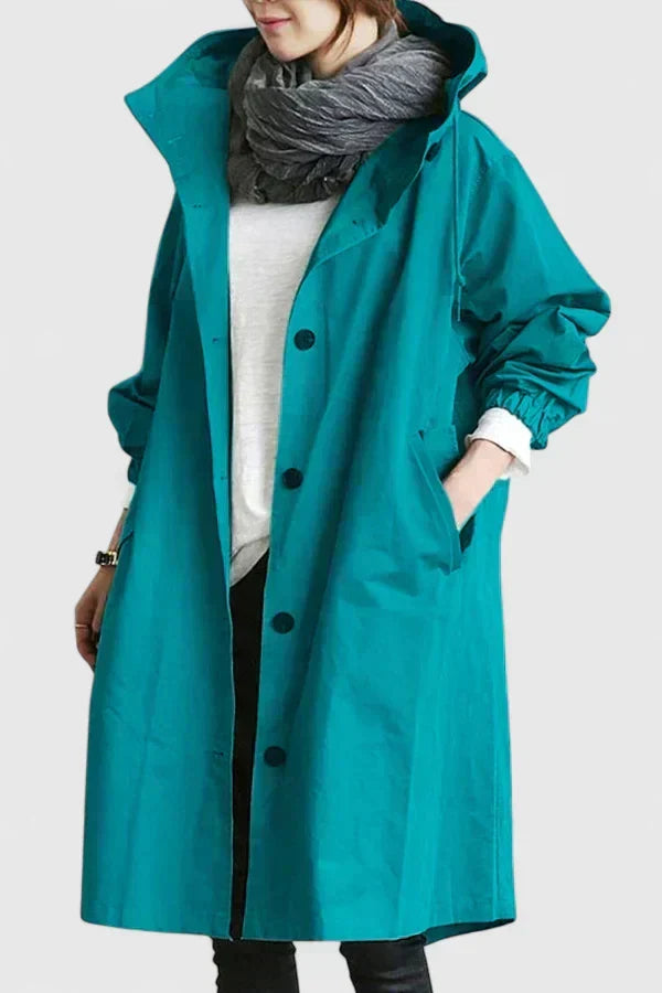 KYLIE – VIBRANT HOODED RAINCOAT
