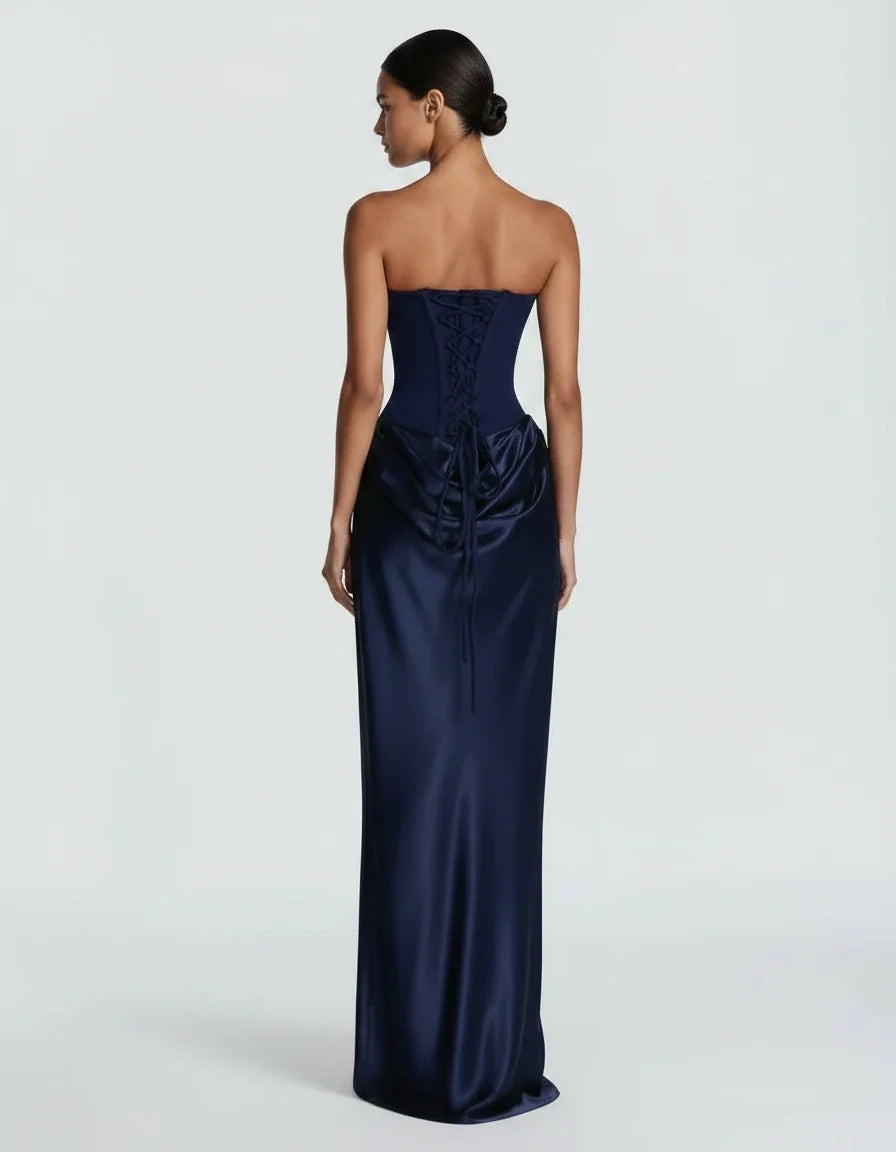 Vespera — The Corset Lace Satin Gown