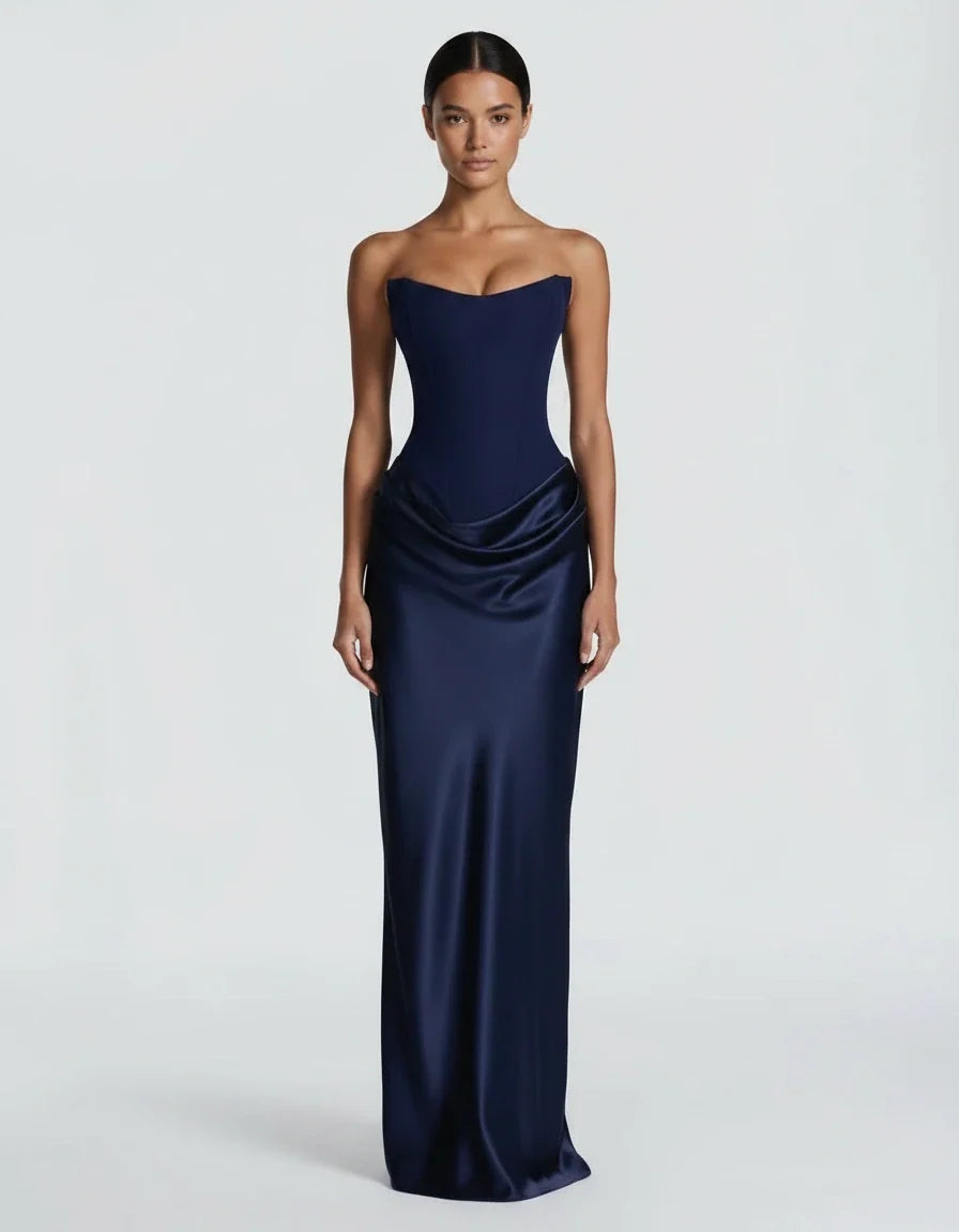 Vespera — The Corset Lace Satin Gown