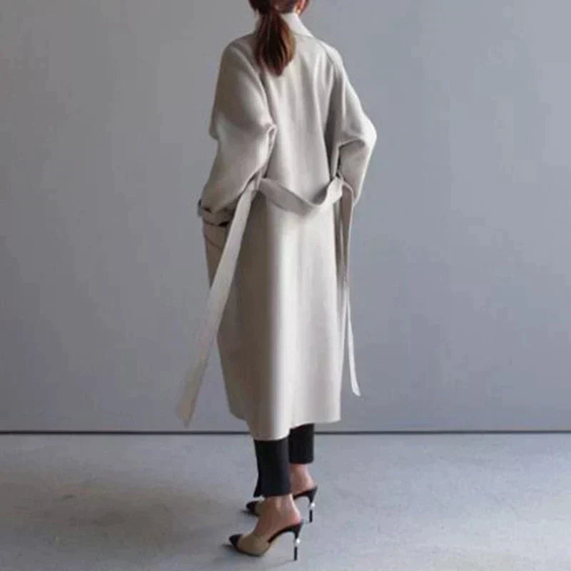 Sarah™ - Longline Wool Coat