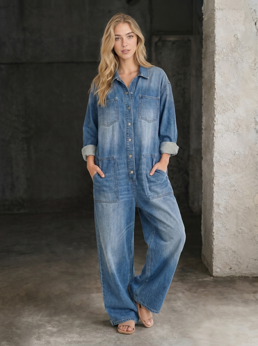 Thalassa™ - Denim Jumpsuit