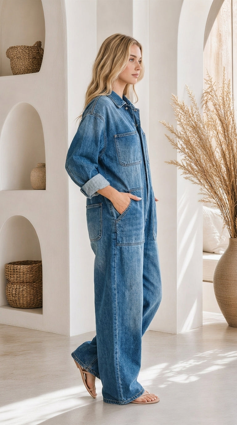 Thalassa™ - Denim Jumpsuit