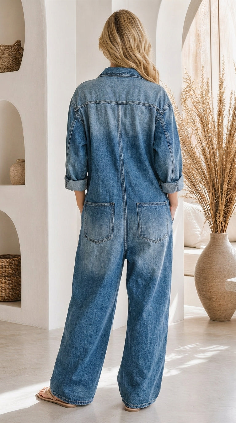 Thalassa™ - Denim Jumpsuit