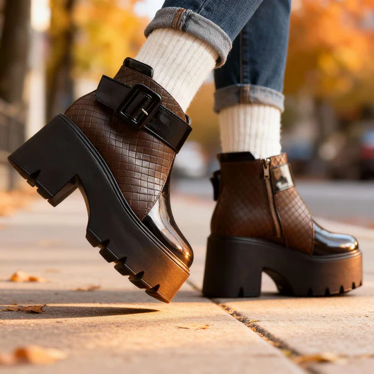 Brinley Platform Ankle Boots