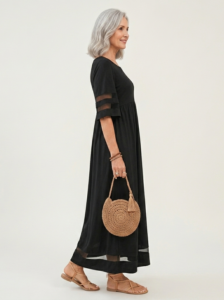 Aubrey™ | Flattering Tummy-Smoothing Midi Dress