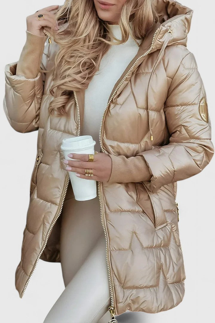 HAVEN – PADDED HOODED WINTER COAT