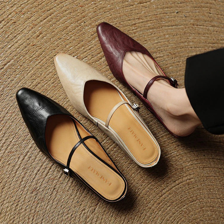 Bellancia Leather Leather Flats