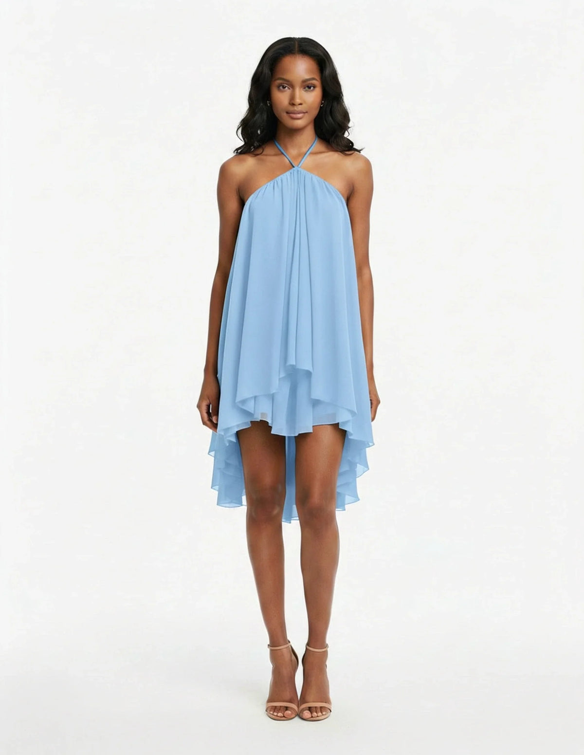 Alizée — The Airy Ruffle Mini Dress